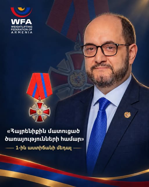 Անկախության տոնի առթիվ՝ հայրենիքին մատուցած նշանակալի ծառայությունների և նվիրումի համար...